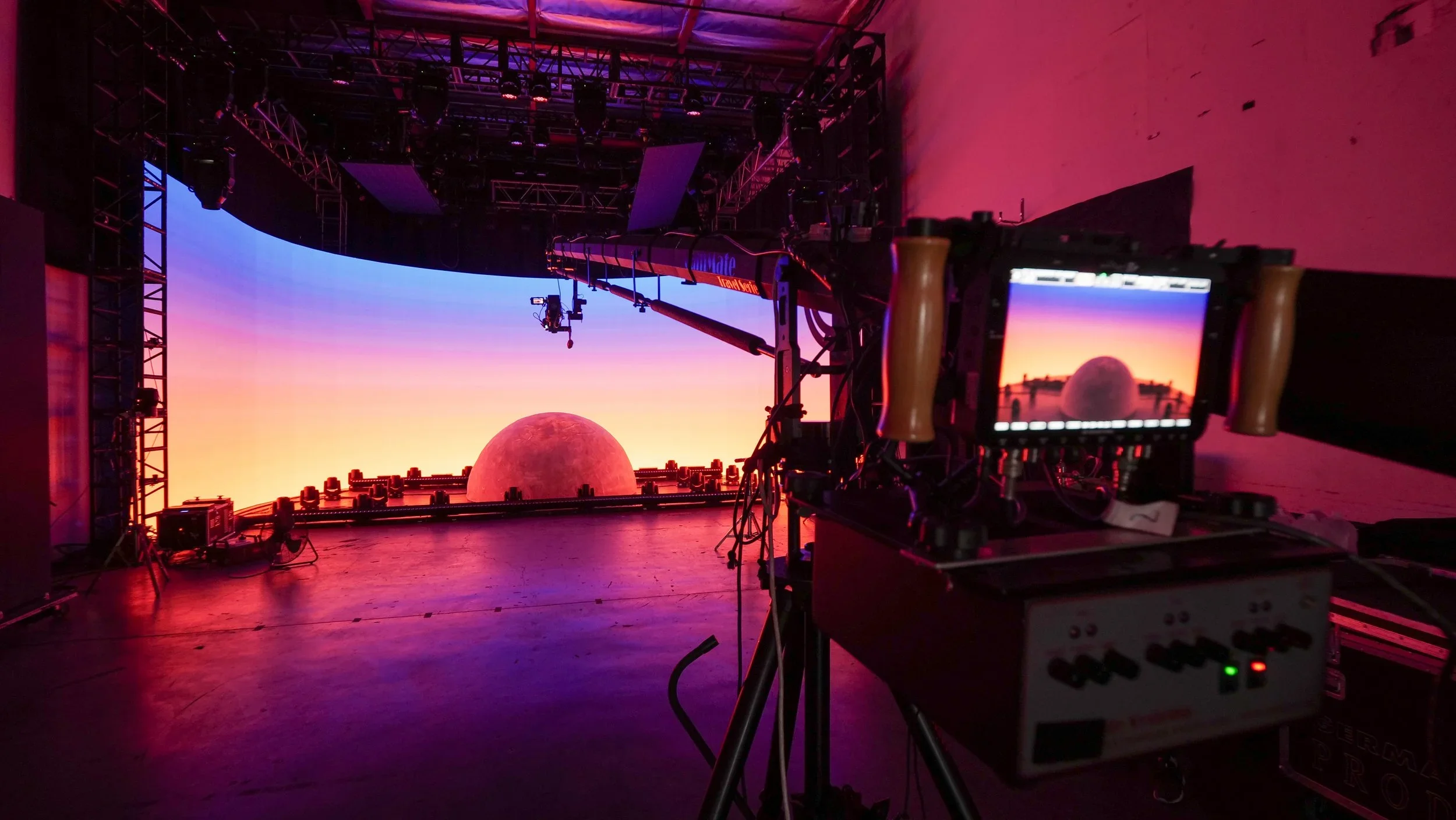 XR LED环幕虚拟拍摄影棚实景